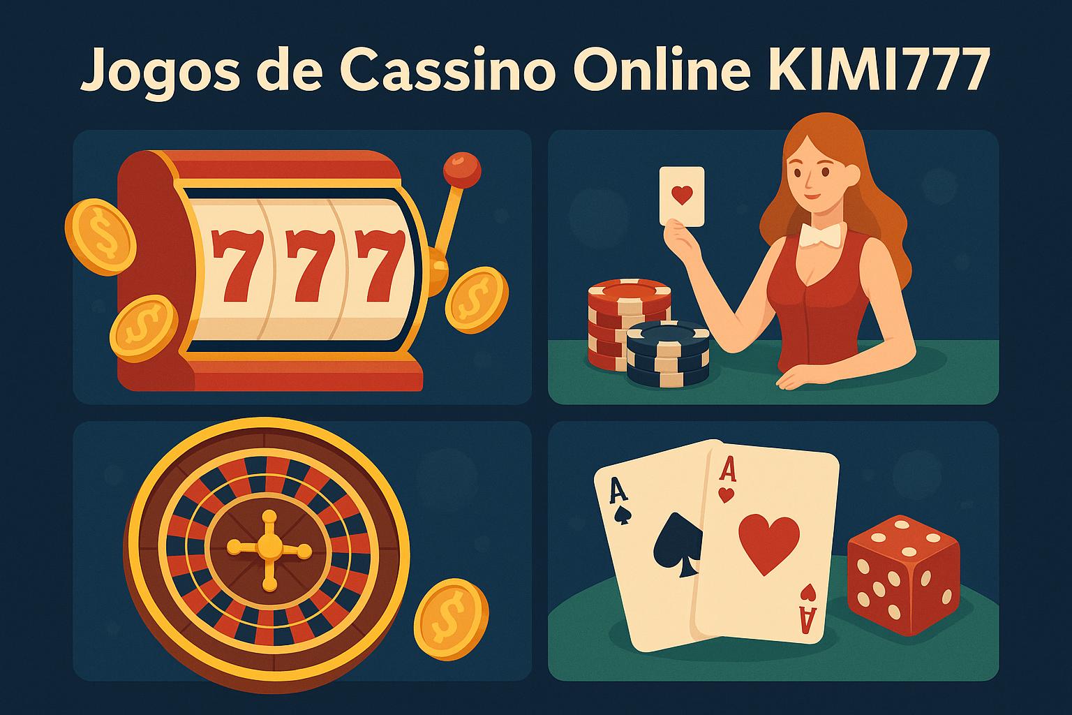 Jogos de cassino online inovadores e emocionantes na KIMI777